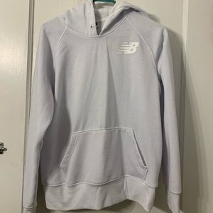 SM NewBalance Sweatshirt perfect example of don’t wash your whites w colors lol